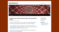 Desktop Screenshot of clubresearch.org
